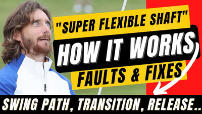 FIX your swing PATH & RELEASE with this SUPER FLEXIBLE SHAFT...