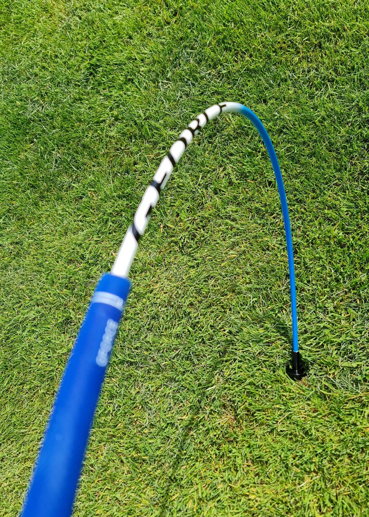 GForce Speed Trainer Super Flexible Shaft bending under load to provide resistance and swing feedback
