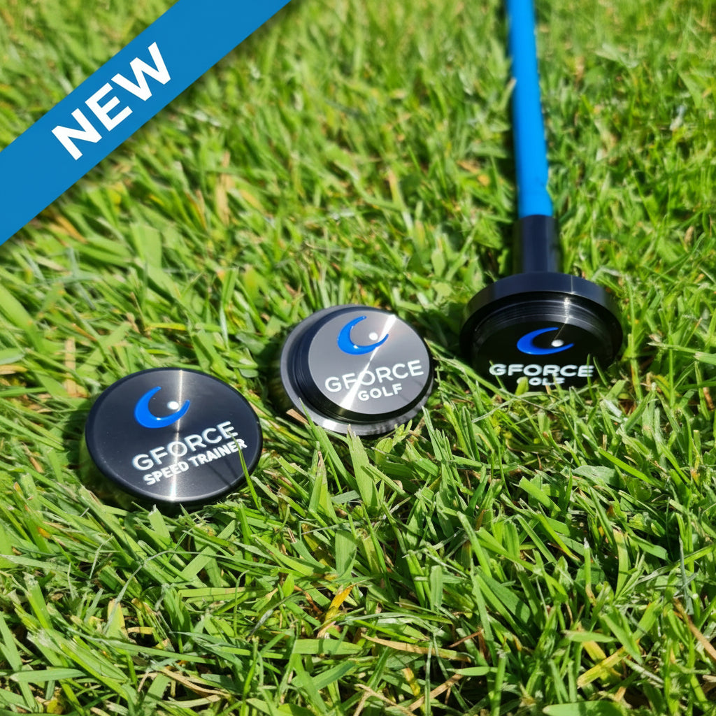 GForce Speed Trainer Light, Medium and Heavy progressive weights for resistance-based golf speed training